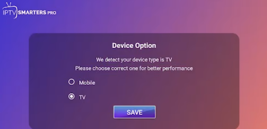 IPTV sur IPTV Smarters Pro