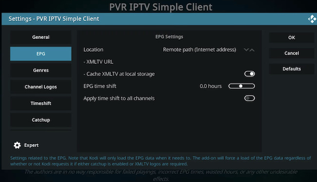 IPTV sur Kodi