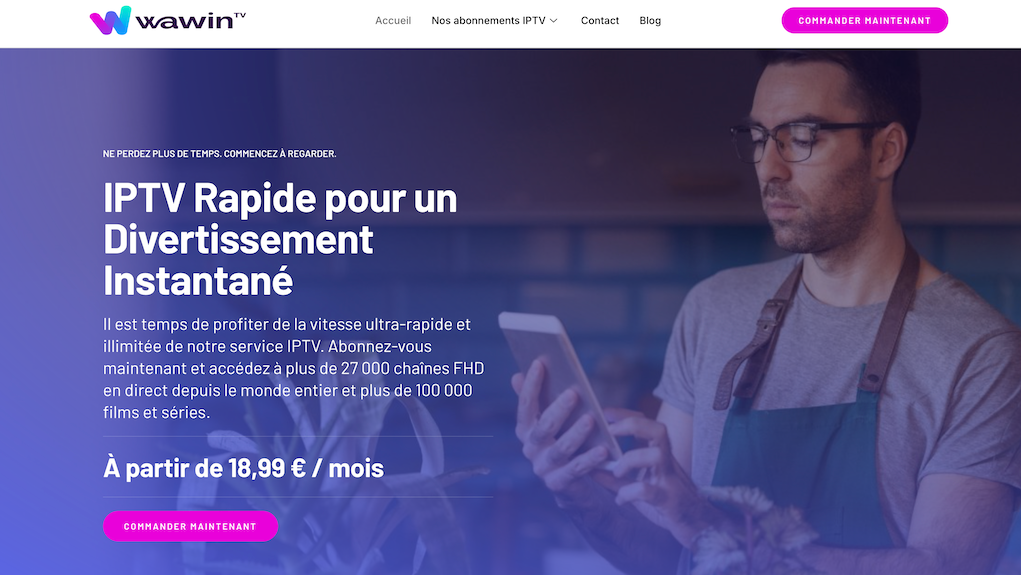 WawinTV est un fournisseur iptv